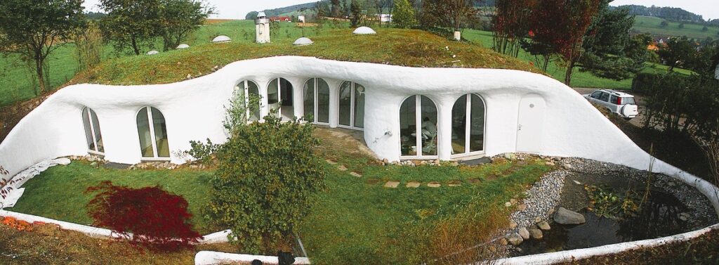 Experimental green cottage